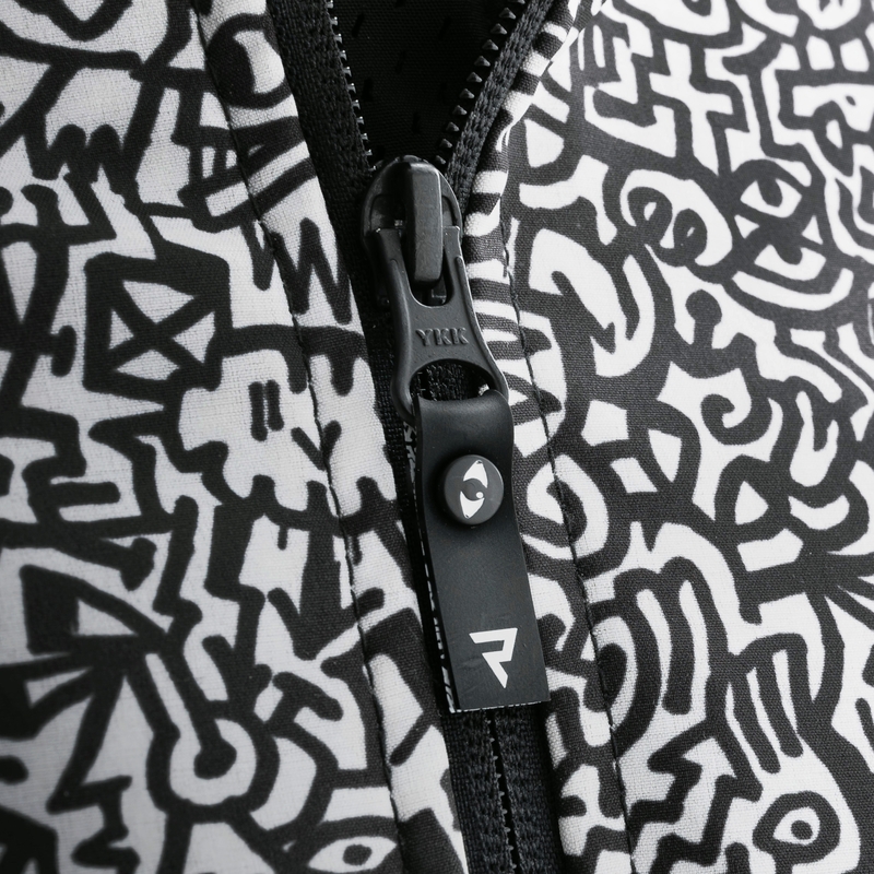 Rebelhorn Slash Noriaki softshell motoristična jakna črno-bela