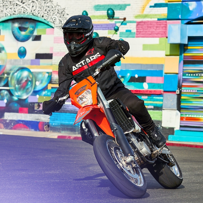 Alpinestars SMX Air motoristična jakna črno-fluo rdeča