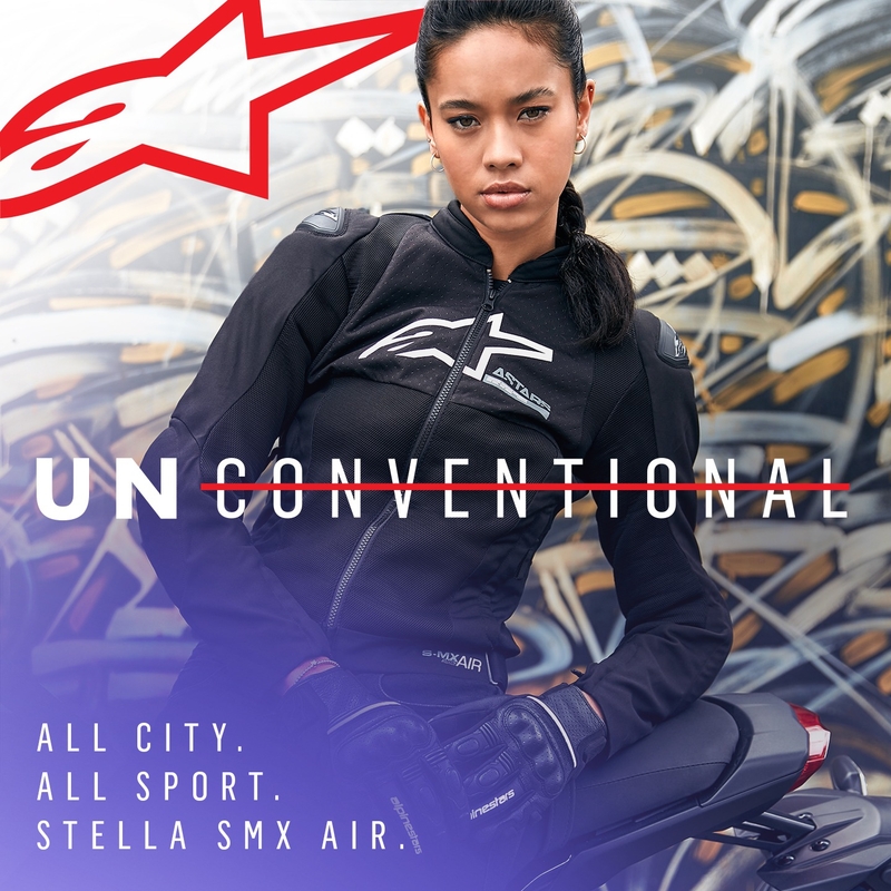 Alpinestars Stella SMX Air ženska motoristična jakna črna