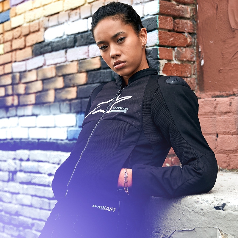 Alpinestars Stella SMX Air ženska motoristična jakna črna