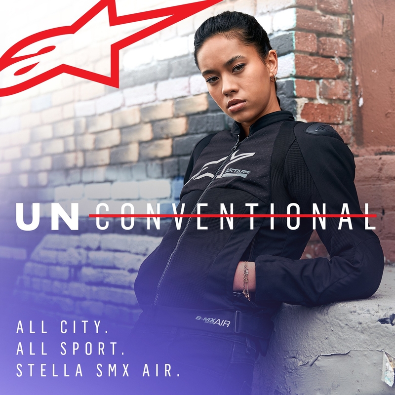 Alpinestars Stella SMX Air ženska motoristična jakna črna