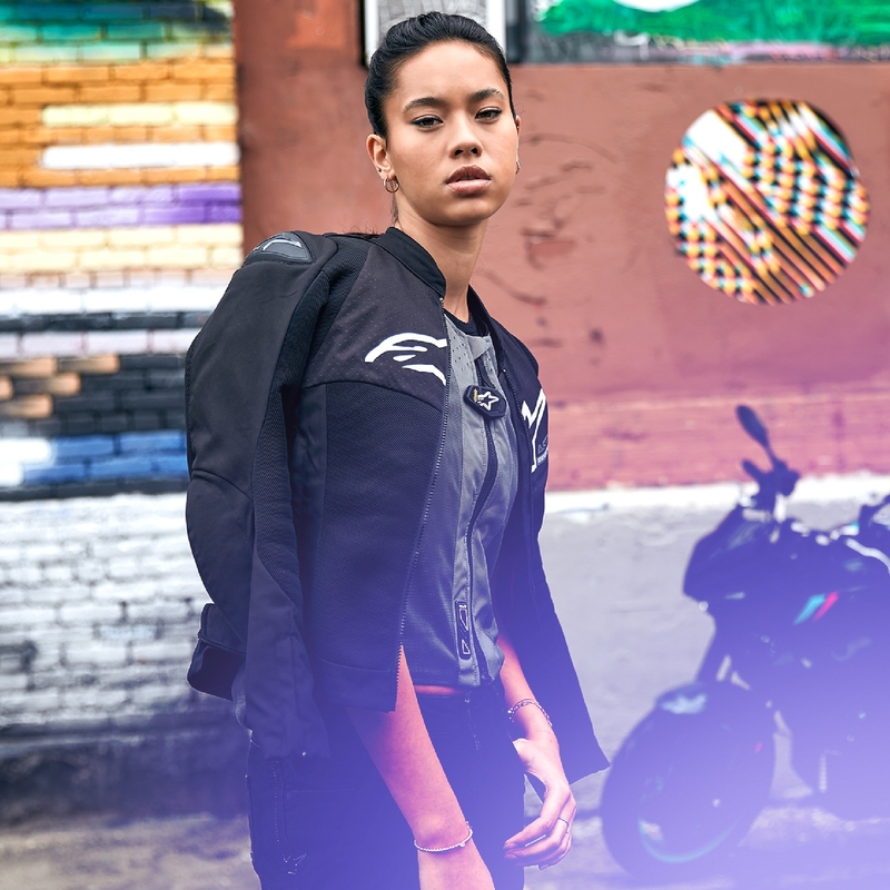 Alpinestars Stella SMX Air ženska motoristična jakna črna
