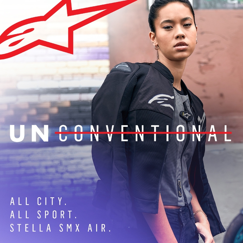 Alpinestars Stella SMX Air ženska motoristična jakna črna