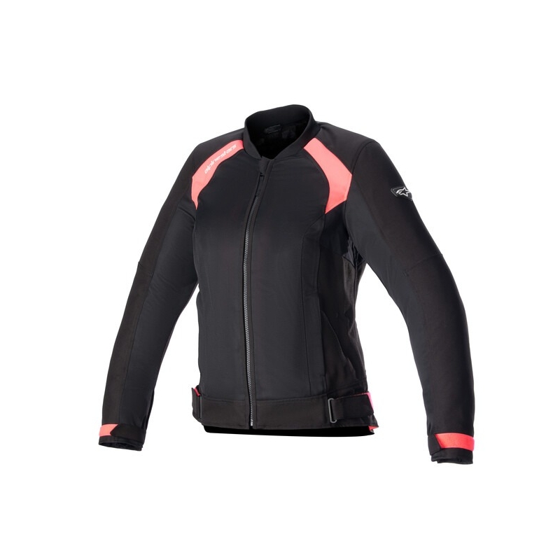 Ženska motoristična jakna Alpinestars Stella Eloise Air 2 črno-fluo pink