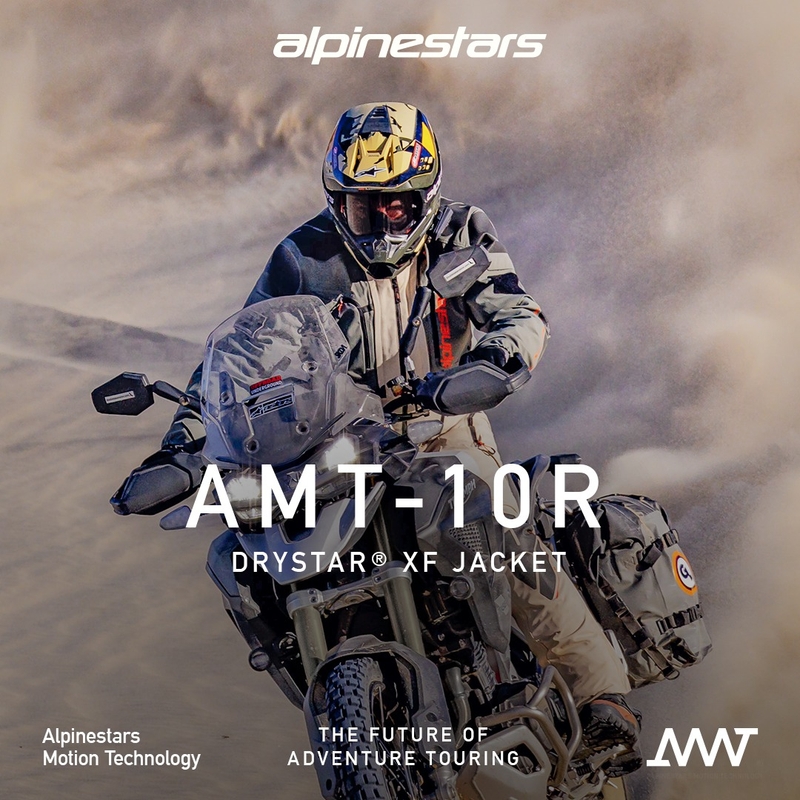 Alpinestars AMT-10R Drystar XF motoristična jakna peščeno-črno-oranžna