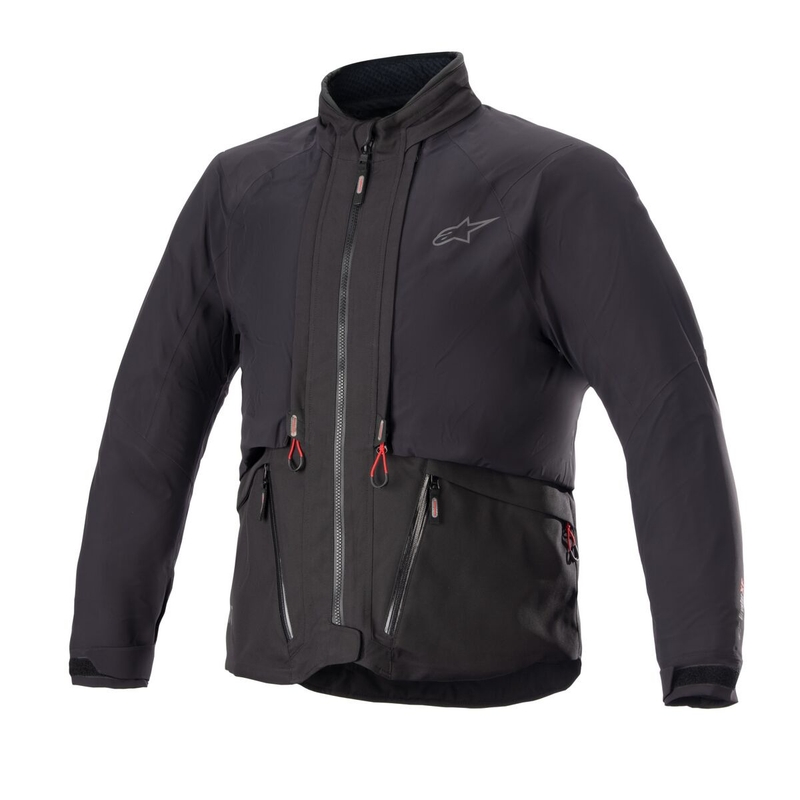 Črna motoristična jakna Alpinestars AMT-10 Drystar XF