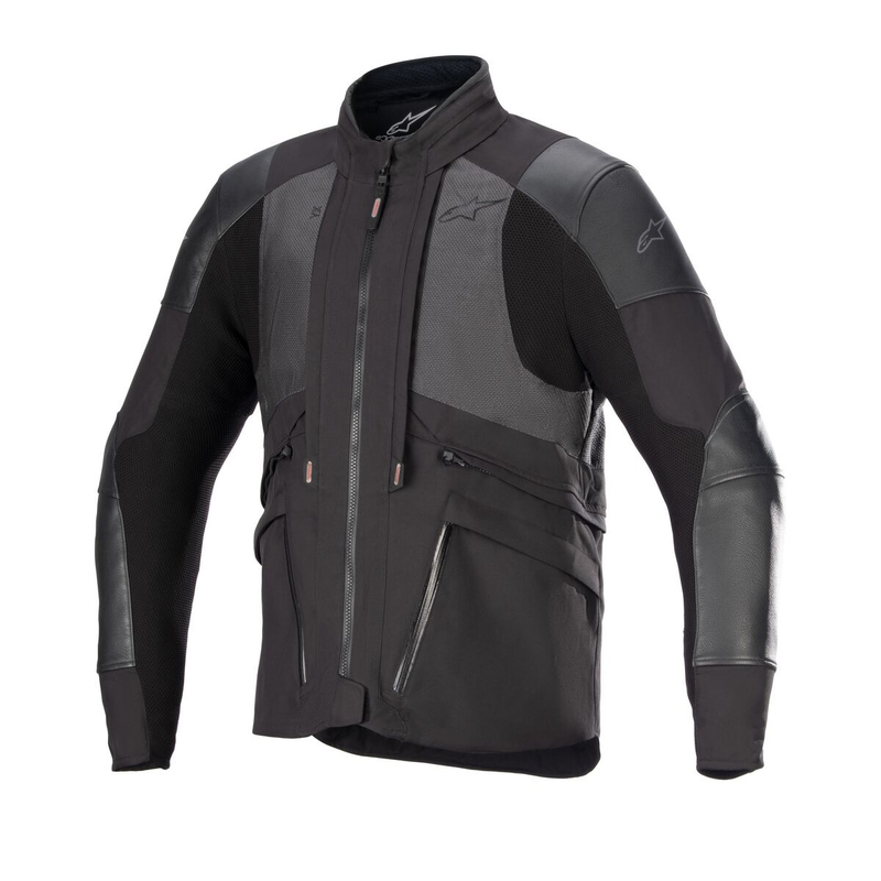Črna motoristična jakna Alpinestars AMT-10 Drystar XF