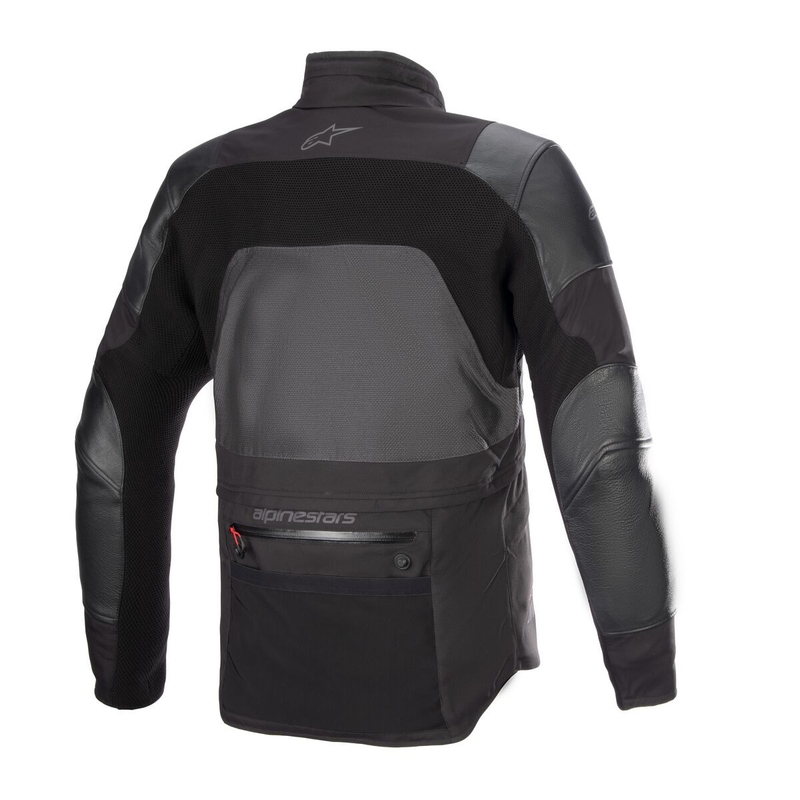 Črna motoristična jakna Alpinestars AMT-10 Drystar XF