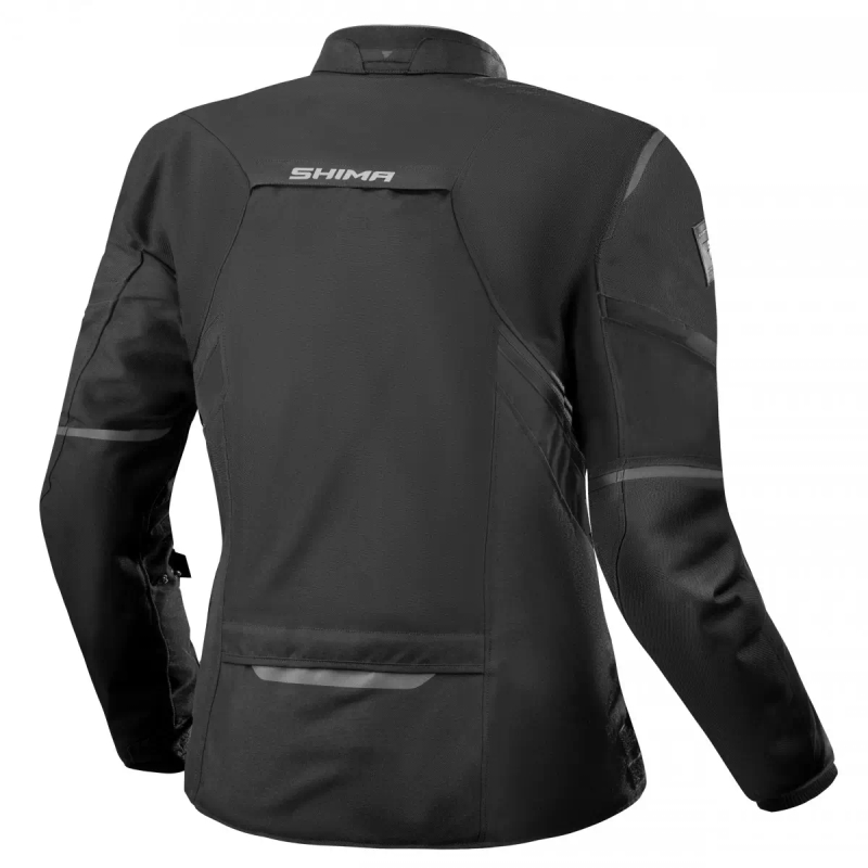 Ženska motoristična jakna Shima Rush 2.0 črne barve