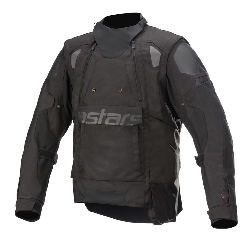 Motoristična jakna Alpinestars Halo Drystar črno-črna