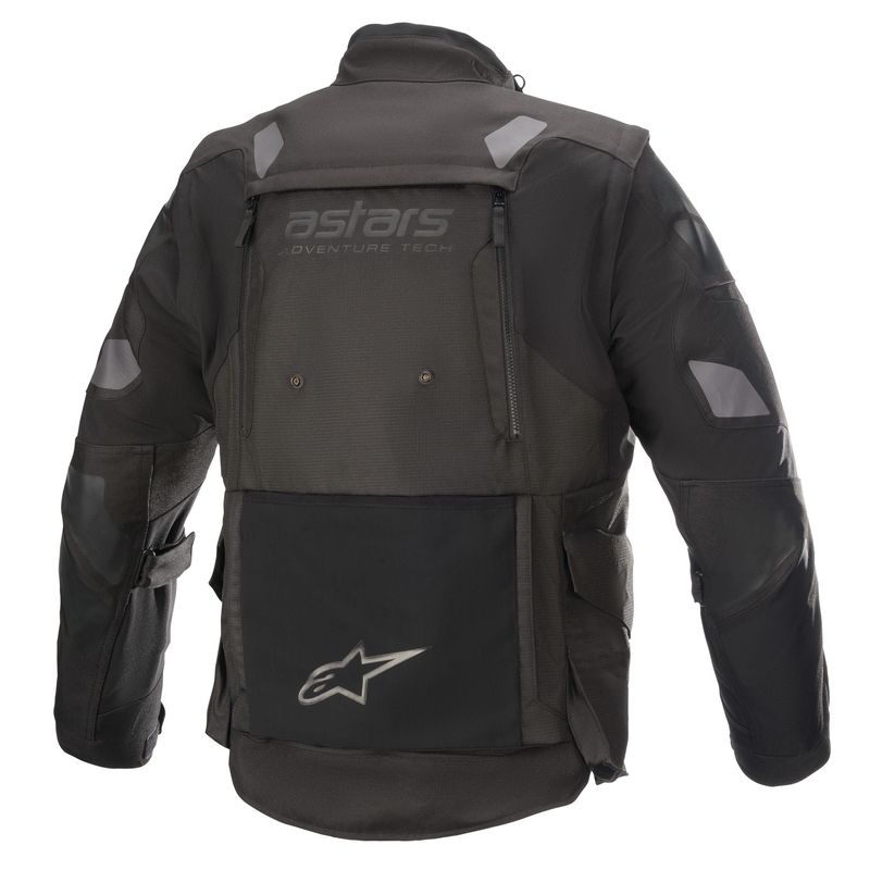 Motoristična jakna Alpinestars Halo Drystar črno-črna