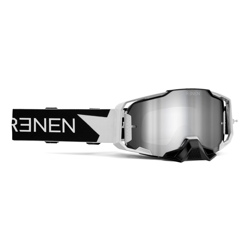 Motokros očala 100% - ZDA ARMEGA Renen srebrno pleksi steklo
