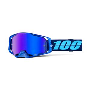 Motokros očala 100% - USA ARMEGA COUPE - Hiper modro pleksi steklo