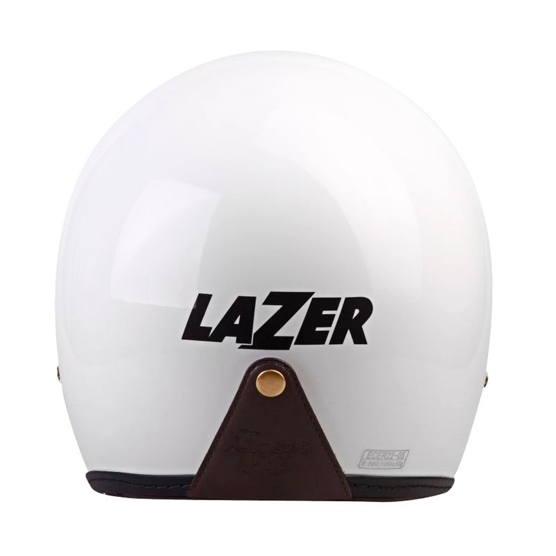 Odprta motoristična čelada Lazer Mambo Evo Z-Line bela sijajna