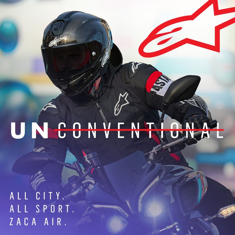 Alpinestars Zaca Air Waterproof motoristična jakna črno-belo-fluo rdeča