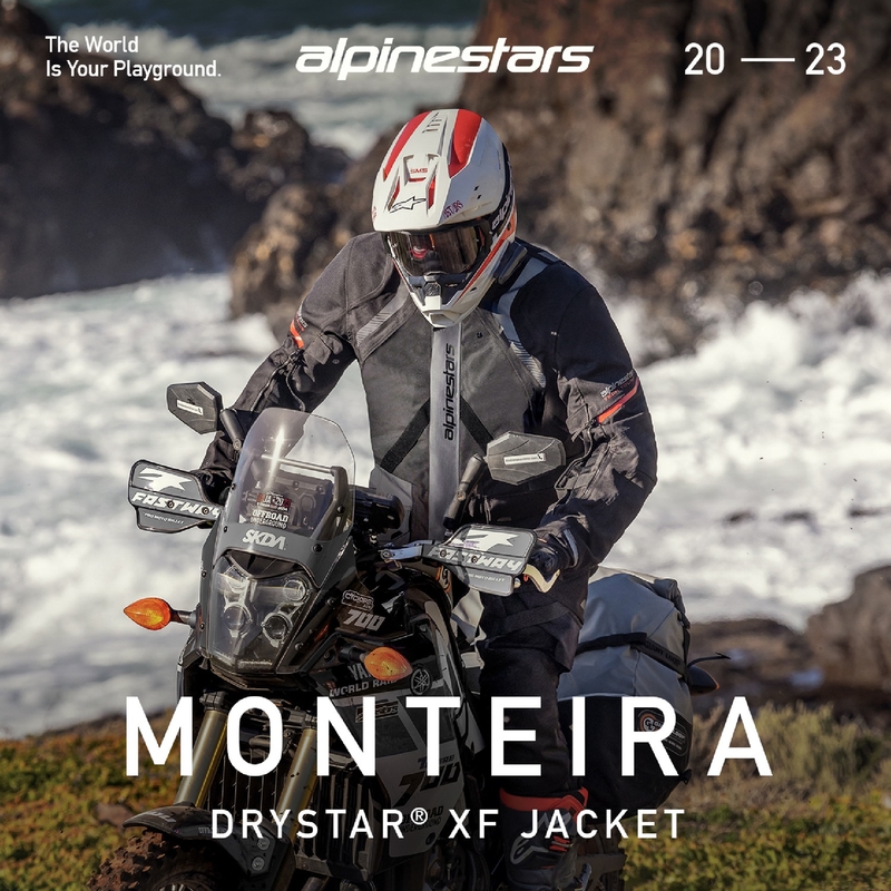 Alpinestars Monteira Drystar XF motoristična jakna črno-rdeča