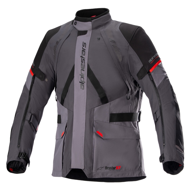 Alpinestars Monteira Drystar XF motoristična jakna temno sivo-črno-rdeča