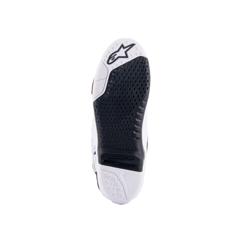 Motoristični škornji Alpinestars Tech 10 oranžno-rumeni-vijolično-beli-črni