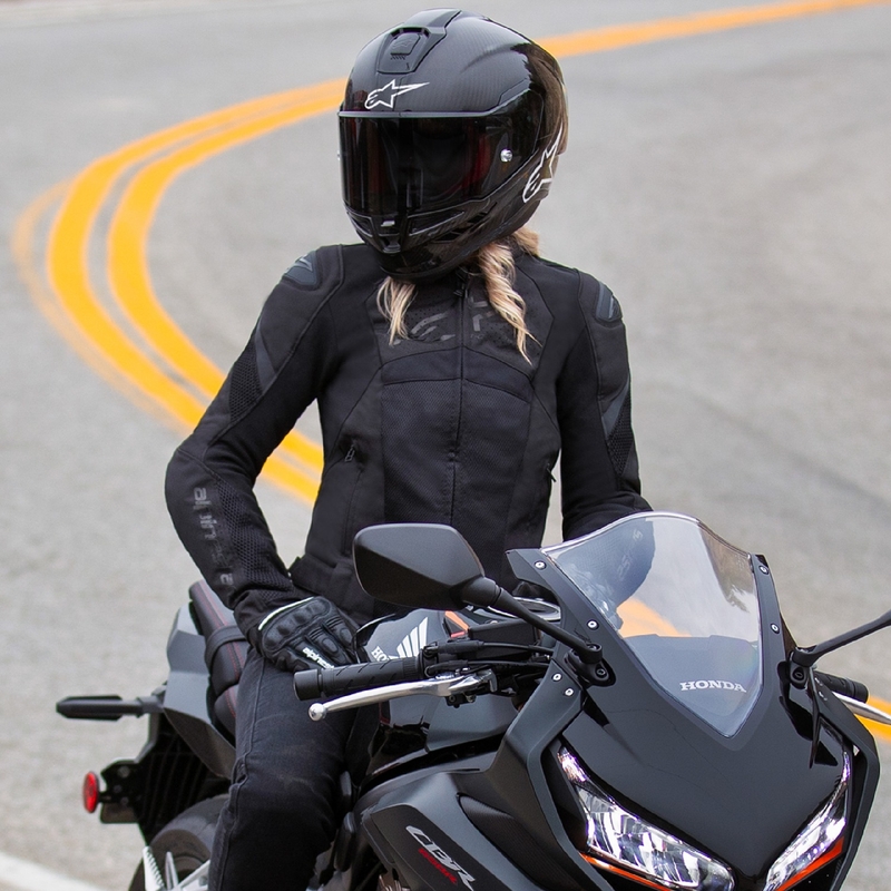 Ženska motoristična jakna Alpinestars Stella T-GP Plus R 4 Airflow črno-črna