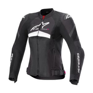 Ženska motoristična jakna Alpinestars Stella T-GP Plus R 4 Airflow črno-bela