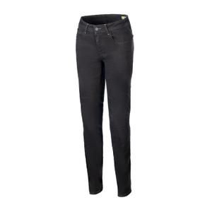 Ženske motoristične kavbojke Alpinestars Daisy 3 Denim Washed Black