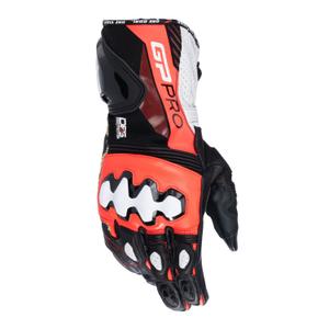 Alpinestars GP PRO R 4 motoristične rokavice črno-fluo rdeče-bele