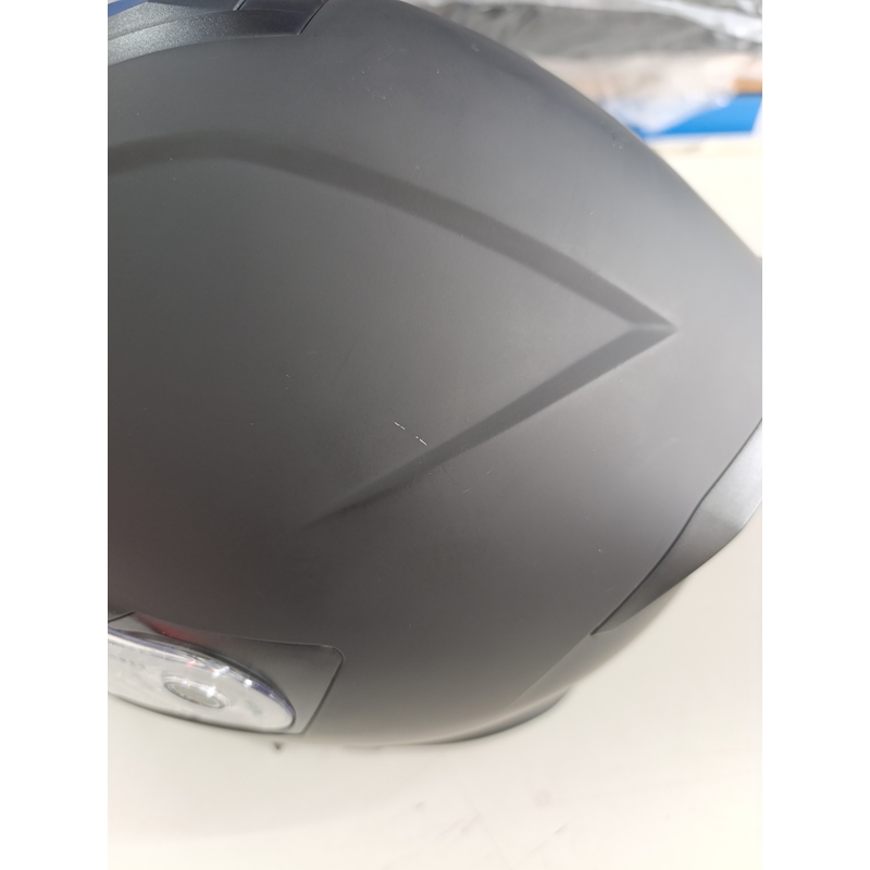 Odprta motoristična čelada Street Racer SR 01 MotoZem Performance črna - II. kakovosti
