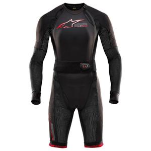 Sistem zračnih blazin Alpinestars TECH-AIR®10 črno-rdeče-siv