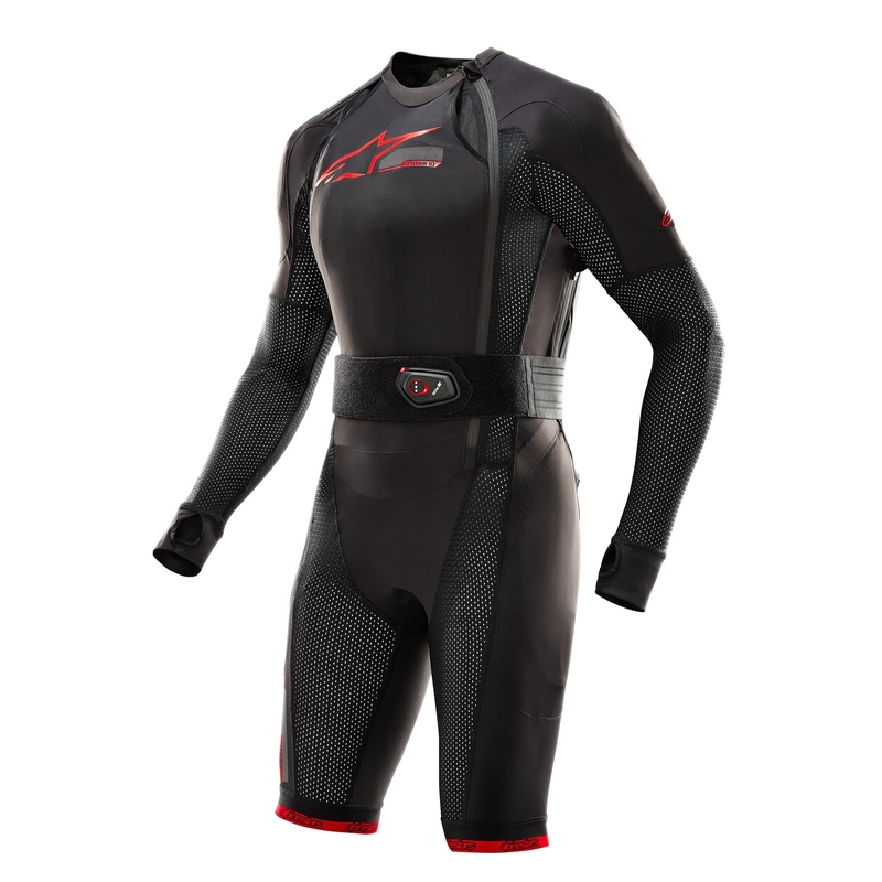 Sistem zračnih blazin Alpinestars TECH-AIR®10 črno-rdeče-siv