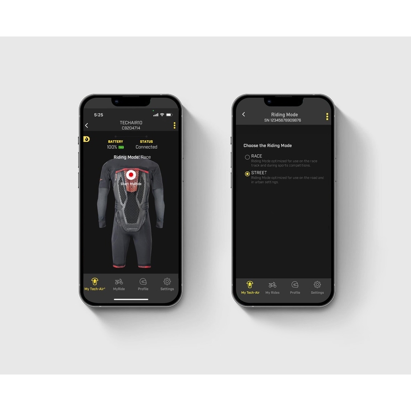 Sistem zračnih blazin Alpinestars TECH-AIR®10 črno-rdeče-siv