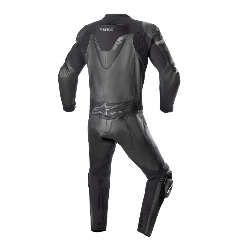 Dvodelna motoristična obleka Alpinestars GP Force Chaser TECH-AIR 5 kompatibilna črno-črna