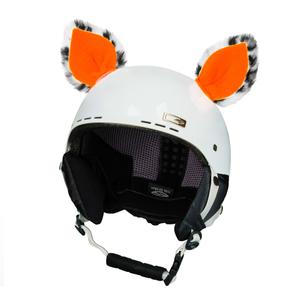 Ušesa za čelado Cat neon oranžna