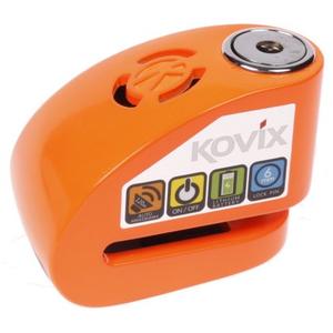 Ključavnica kolutne zavore z alarmom KOVIX KDL6 oranžna