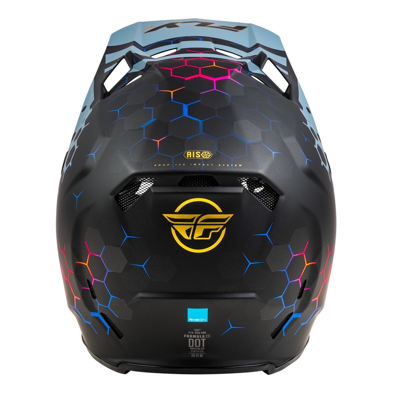 Motokros čelada FLY Racing Formula CC Tektonic črno-siva