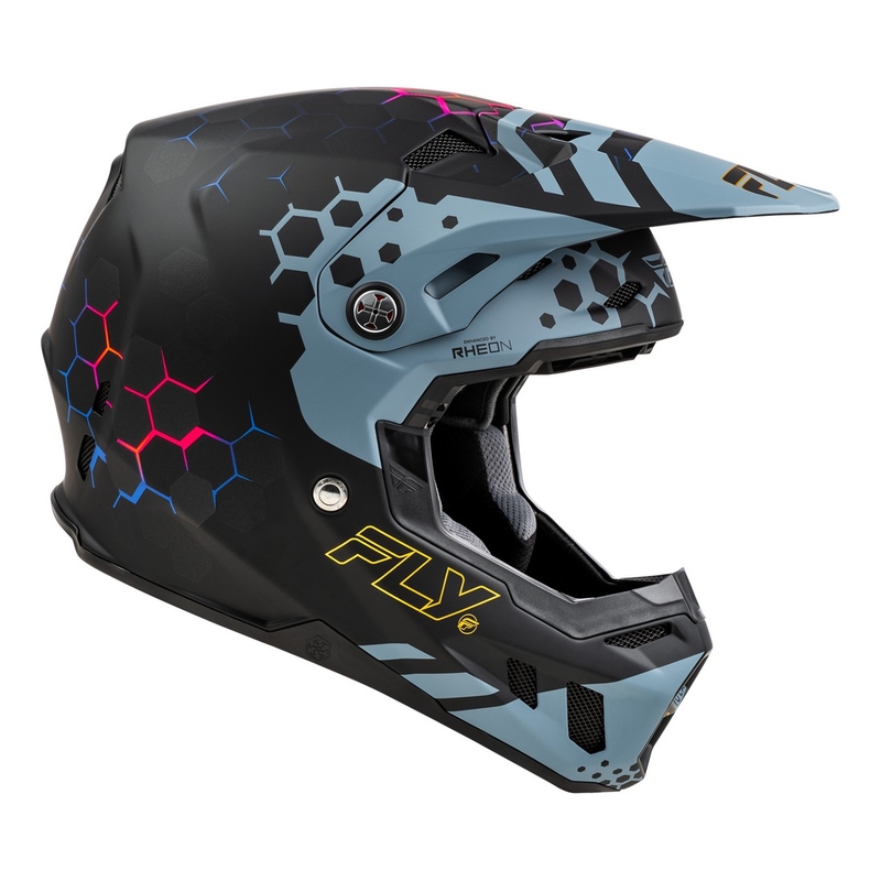 Motokros čelada FLY Racing Formula CC Tektonic črno-siva