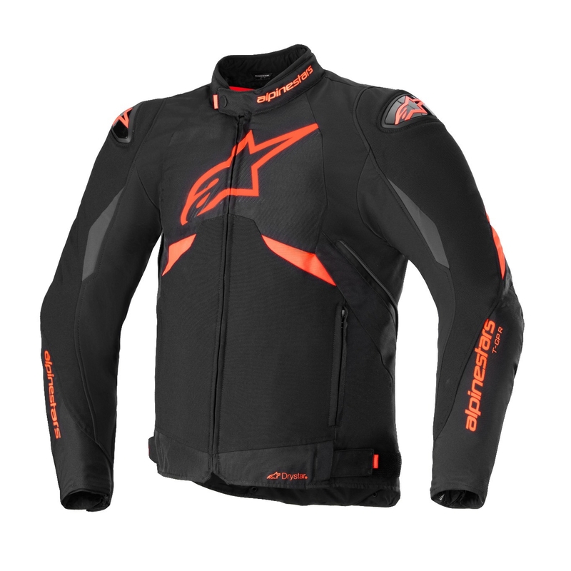 Alpinestars T-GP R 3 DRYSTAR motoristična jakna črno-fluo rdeče-bela