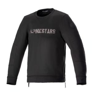 Motoristična jakna Alpinestars Legit Crew Fleece črno-siva