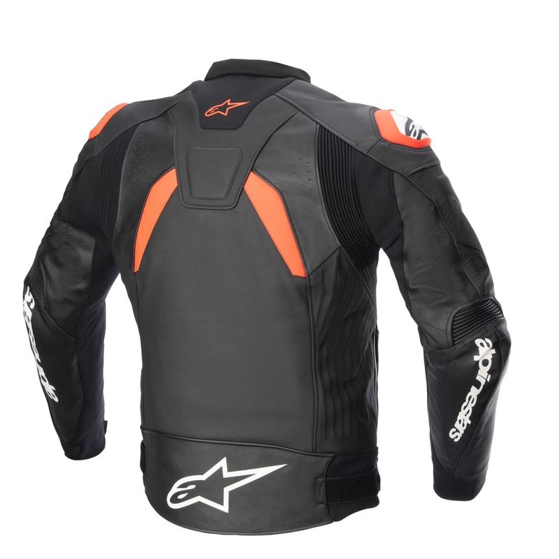 Alpinestars GP PLUS 4 motoristična jakna črno-fluo rdeče-bela