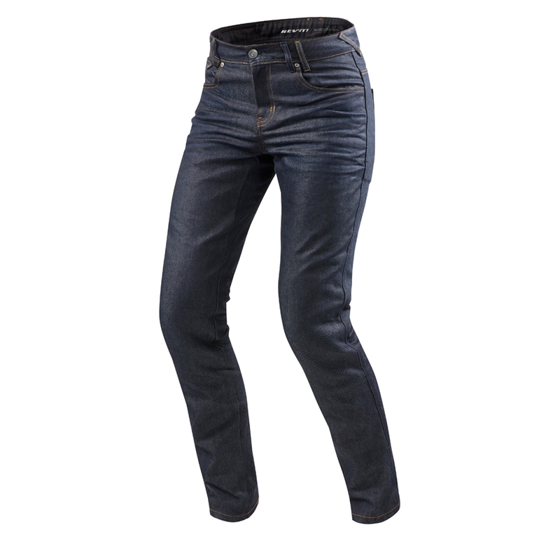Motoristične kavbojke Revit Lombard 2 RF Dark Blue Cropped razprodaja