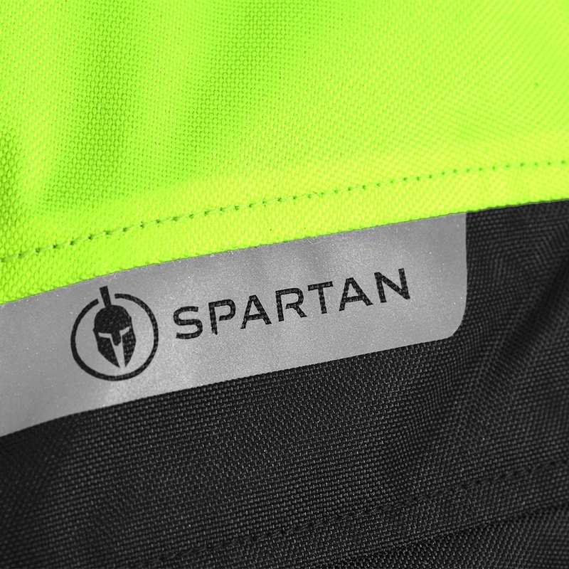 Motoristična jakna Oxford Spartan Long WP črno-fluo rumena