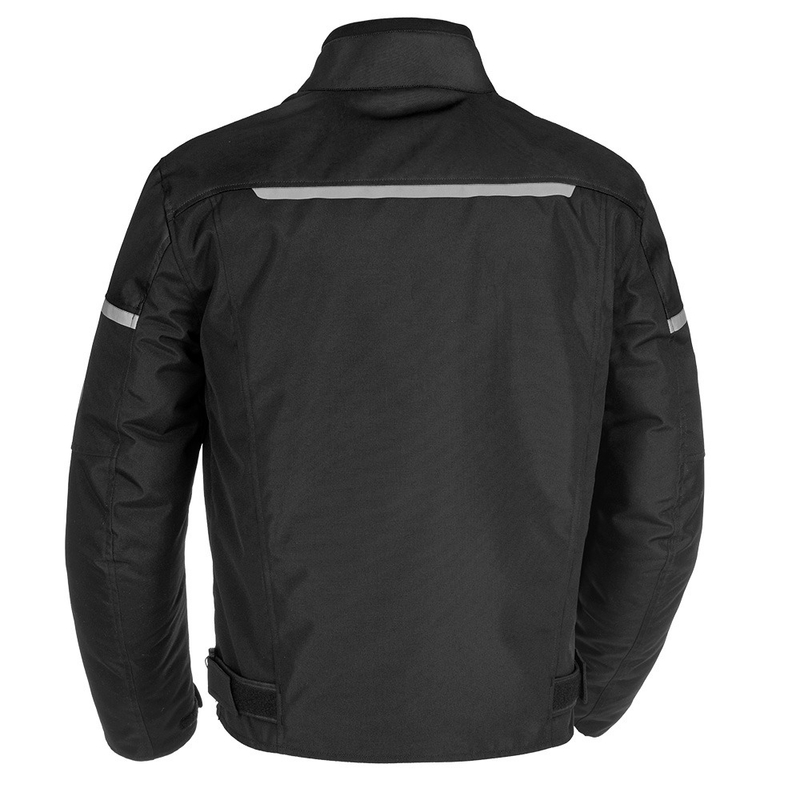 Motoristična jakna Oxford Spartan Short WP črna