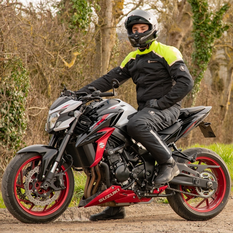 Oxford Spartan WP kratke motoristične hlače črne