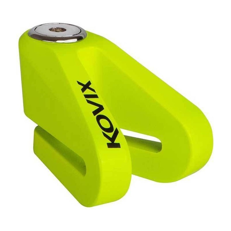 Ključavnica za disk zavore KOVIX KV1 fluo rumena