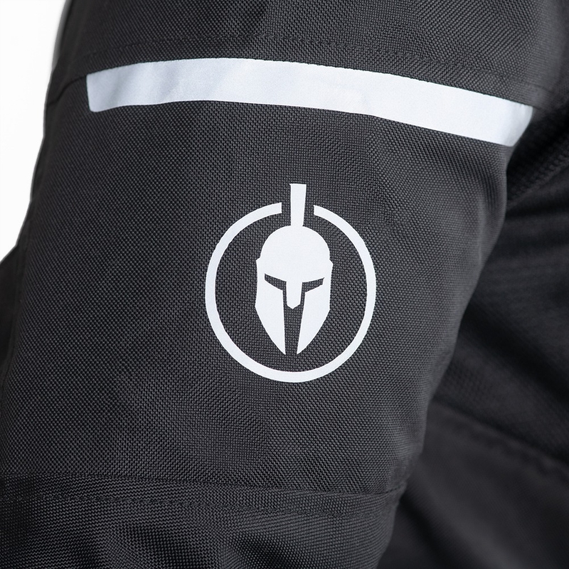 Črna motoristična jakna Oxford Spartan Air