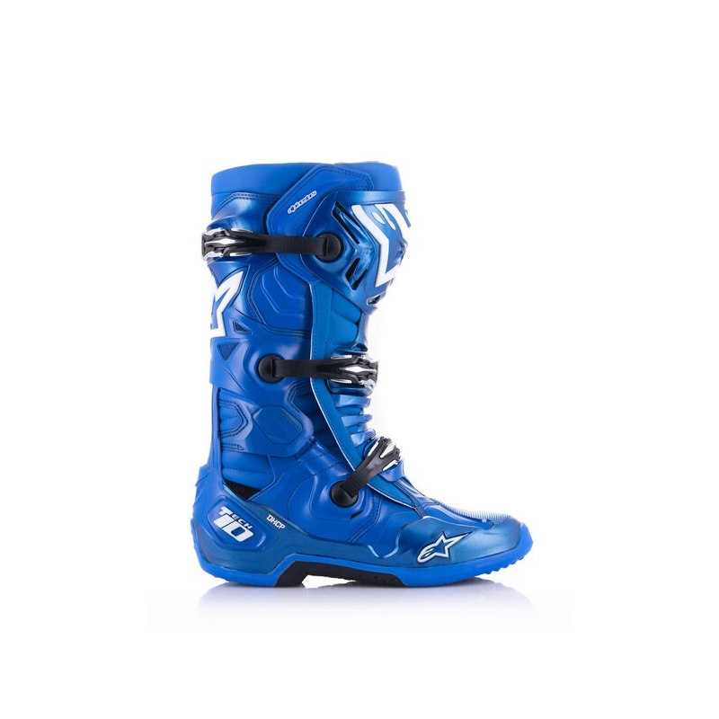 Motoristični škornji Alpinestars Tech 10 modro-črno-beli