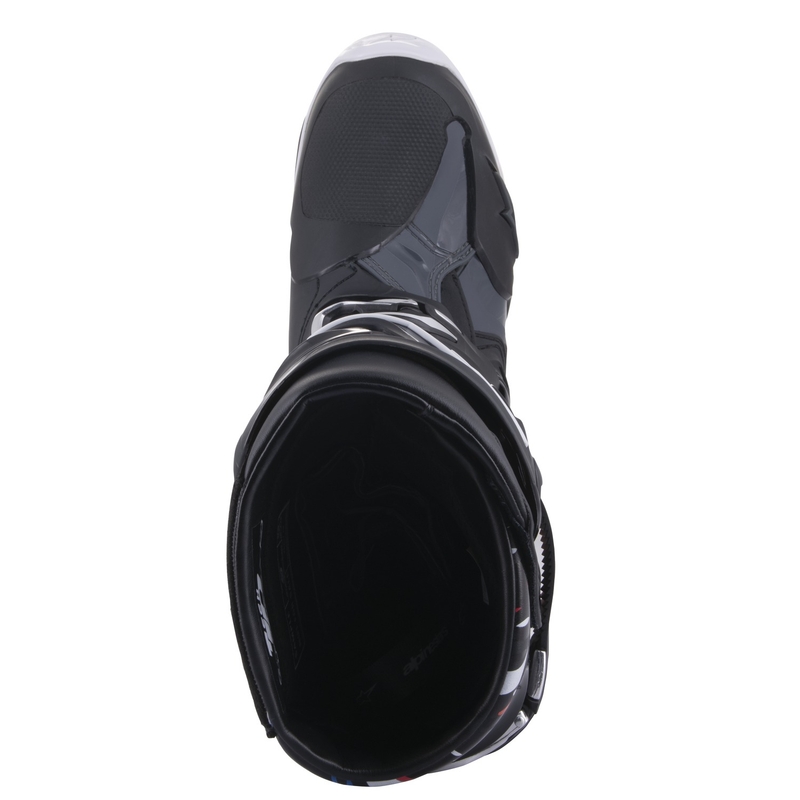Motoristični škornji Alpinestars Tech 10 Limited Edition Renen črno-sivo-beli-večbarvni