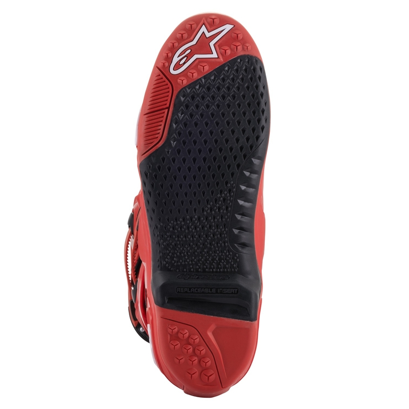 Rdeči motoristični škornji Alpinestars Tech 10