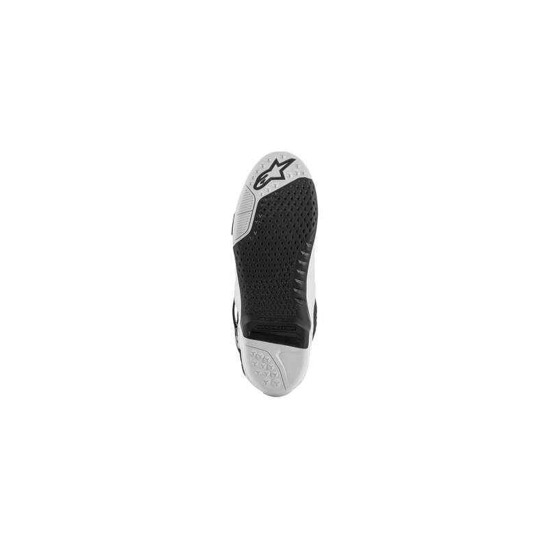 Alpinestars Tech 10 Supervented motoristični škornji perforirani beli
