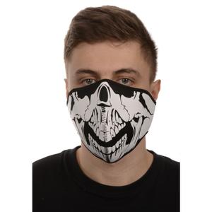 Obrazna maska Emerze Skull črno-bela