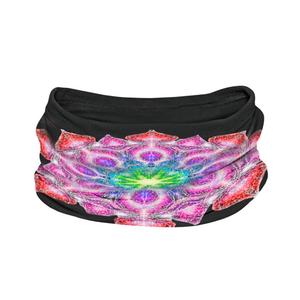 Večnamenski ovratni trak nanosilver® Mandala black